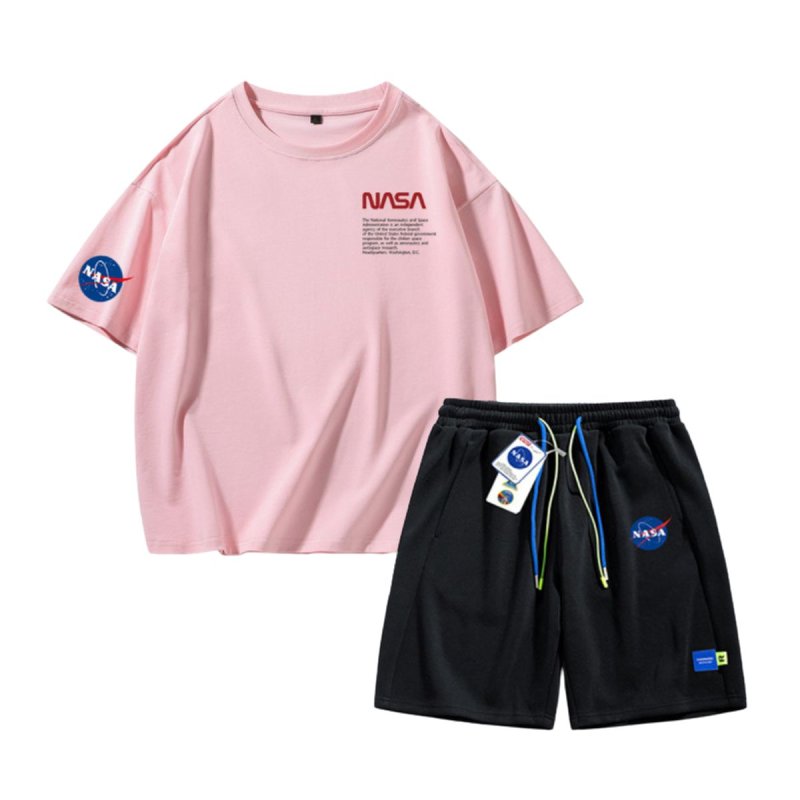 画像5: NASA Tshirts and Short pants setup ユニセックス男女兼用 NASA Tシャツ ハーフ パンツ セットアップ ショートパンツ  (5)