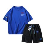画像3: NASA Tshirts and Short pants setup ユニセックス男女兼用 NASA Tシャツ ハーフ パンツ セットアップ ショートパンツ  (3)