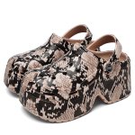 画像3: Closed Top Platform Clog Sandals    クローズトッププラットフォーム厚底クロッグサンダルシューズ　 (3)