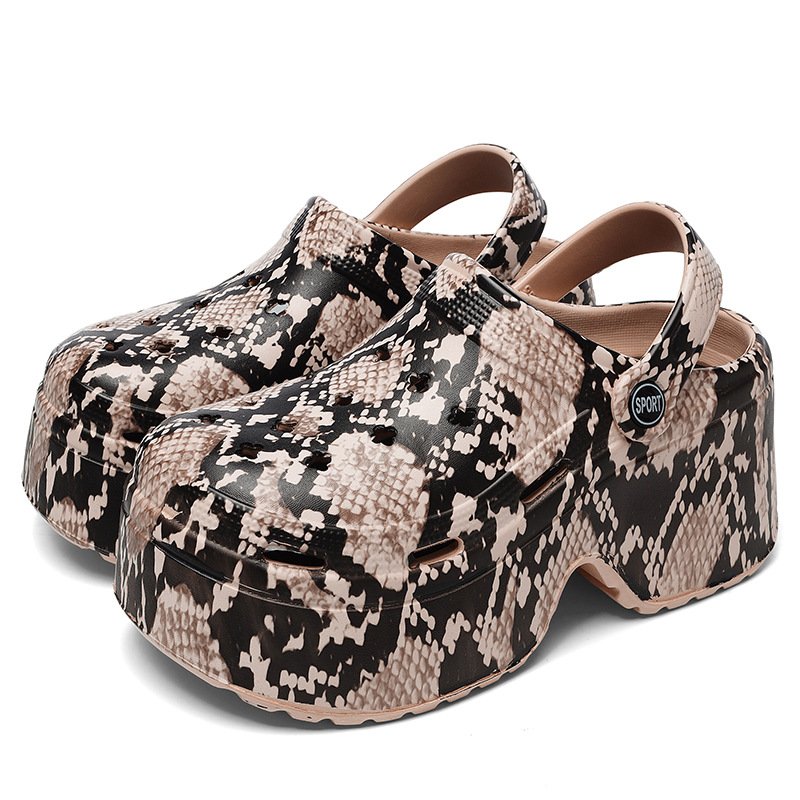 画像3: Closed Top Platform Clog Sandals    クローズトッププラットフォーム厚底クロッグサンダルシューズ　 (3)