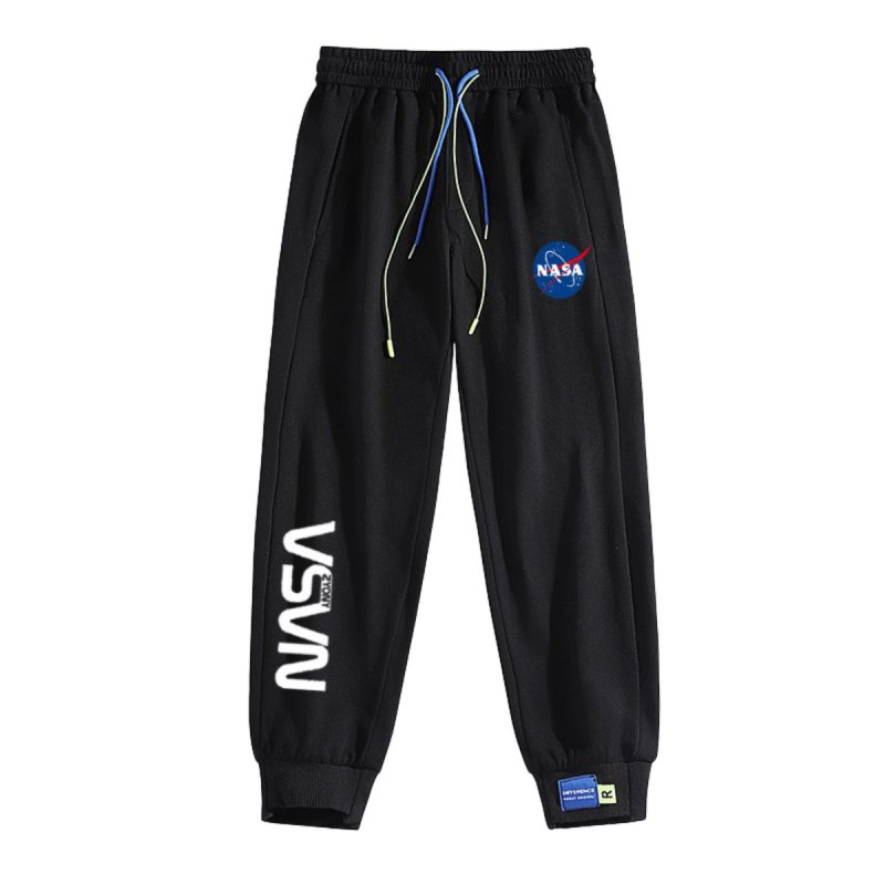 画像2: Men's men and women Nasa Logo Sweat pants ユニセックス 男女兼用 NASA ナサ ロゴ スウェットパンツ (2)
