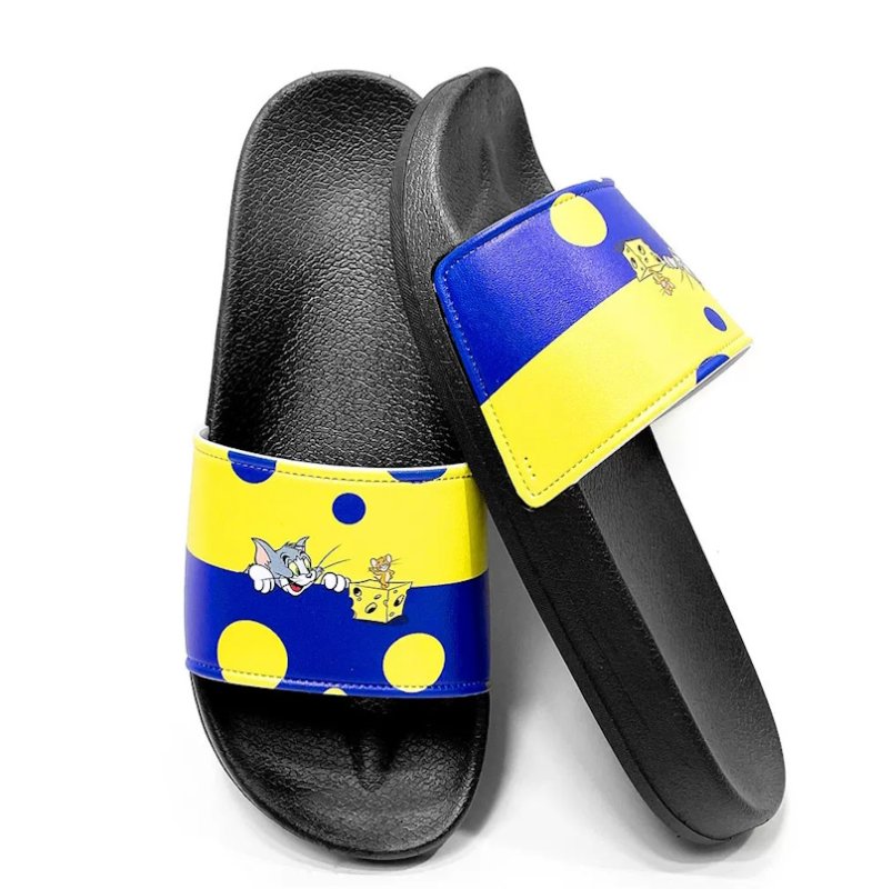 画像4: Tom and Jerry x Polka Dot print flip-flop sandals/slippers　トムとジェリープリントトム&ジェリー×ドット水玉サンダル スリッパ フリップフロップ (4)