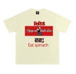 画像3:  Popeye & Olive printT-shirt ユニセックス 男女兼用ポパイ＆オリーブeat spinachプリントTシャツ (3)