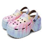 画像4: Closed Top Platform Clog Sandals    クローズトッププラットフォーム厚底クロッグサンダルシューズ　 (4)