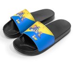 画像1: Tom and Jerry print flip-flop sandals/slippers　トムとジェリープリントトム&ジェリーサンダル スリッパ フリップフロップ (1)