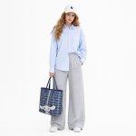 画像3: Cinnamonroll & Melody graffiti painting elements Cartoon graffiti shopping shoulder Tote Bag 海外限定 シナモンロール & マイメロディ 落書き ペイントトートショルダー ショッピングバッグ (3)