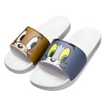 画像2: Big Face Tom and Jerry Print Flip-Flop Sandals Slippers　ビッグフェイストムとジェリープリントサンダル スリッパ フリップフロップ (2)