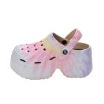 画像1: Closed Top Platform Clog Sandals    クローズトッププラットフォーム厚底クロッグサンダルシューズ　 (1)
