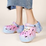 画像7: Closed Top Platform Clog Sandals    クローズトッププラットフォーム厚底クロッグサンダルシューズ　 (7)