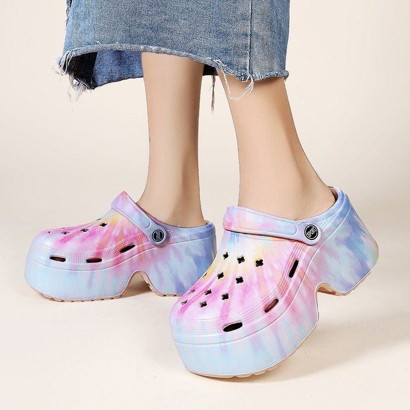 画像7: Closed Top Platform Clog Sandals    クローズトッププラットフォーム厚底クロッグサンダルシューズ　 (7)