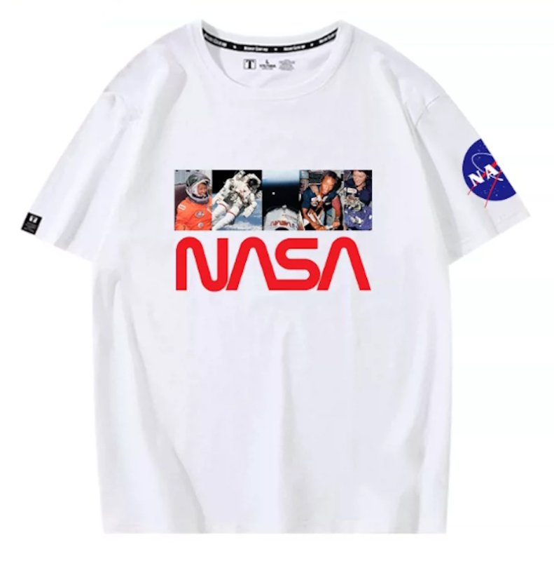 画像2: NASA x Astronaut Photo Prints T-shirt  ユニセックス 男女兼用NASAナサ×宇宙飛行士フォトプリントTシャツ (2)