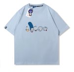 画像3: The Simpsons Family printT-shirt ユニセックス 男女兼用シンプソンズファミリーフェイスプリントTシャツ (3)