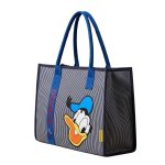 画像1: Donald Duck Daisy Duck Minnie Mouse Mickey Mouse Shopping Book Tote Bag ドナルドダック デイジーダック ミニーマウス ミッキーディズニーショッピング ブック トートバッグ (1)