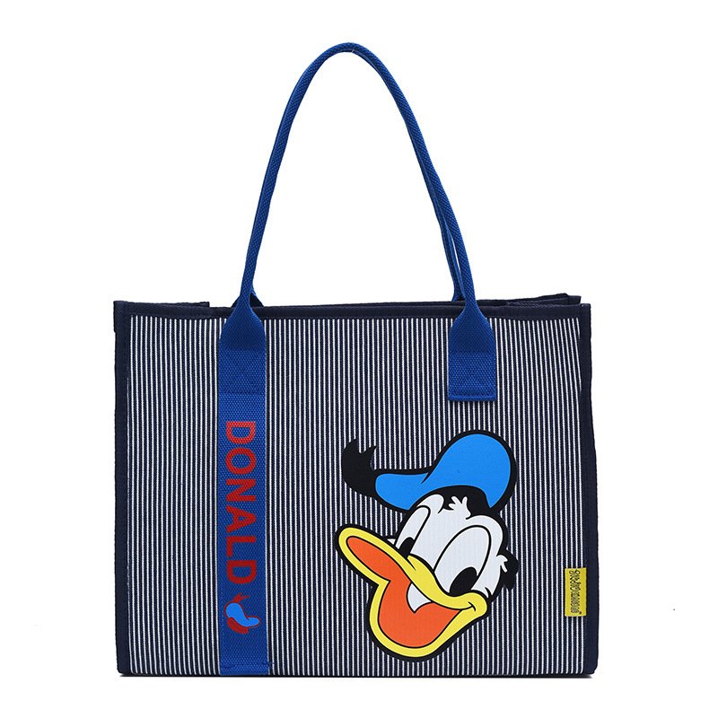 画像2: Donald Duck Daisy Duck Minnie Mouse Mickey Mouse Shopping Book Tote Bag ドナルドダック デイジーダック ミニーマウス ミッキーディズニーショッピング ブック トートバッグ (2)