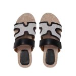 画像4: H-mark strap flat espadrille sandals slippers  shoes   Hマークストラップフラットエスパドリーユ  ベルクロサンダル スリッパ  シューズ　 (4)