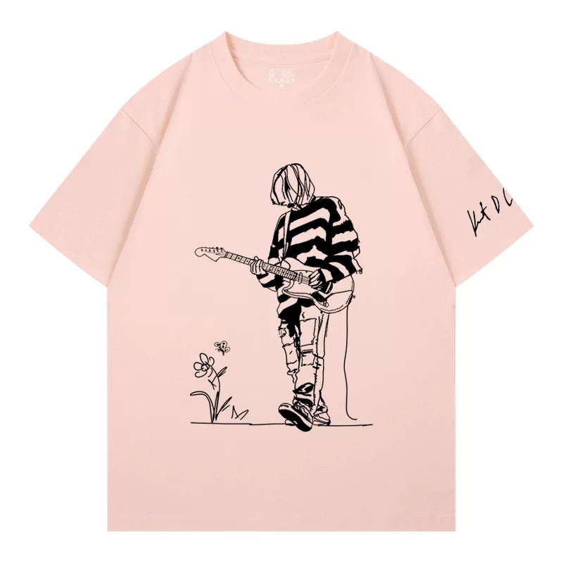 画像6: Nirvana Kurt Cobain print T-shirt  ユニセックス 男女兼用ニルバーナーKurt Cobainカート・コバーンプリントTシャツ (6)