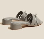 画像10: Cadena & Stud Leather Sandal Slippers shoes  カデナ&スタッズレザーサンダル スリッパ  シューズ　 (10)