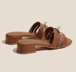 画像8: Cadena & Stud Leather Sandal Slippers shoes  カデナ&スタッズレザーサンダル スリッパ  シューズ　 (8)