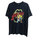 画像1: Get Licked City Boy Homer Simpson Rock Band Vintage Style print Short-Sleeve T-Shirt  ユニセックス 男女兼用ホーマーシンプソンロックバンドヴィンテージスタイルプリント半袖Tシャツ (1)