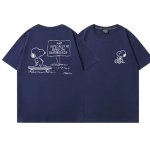 画像4: Snoopy on a skateboard print T-shirt  ユニセックス 男女兼用スケートボードスヌーピープリントTシャツ (4)