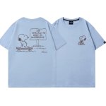 画像6: Snoopy on a skateboard print T-shirt  ユニセックス 男女兼用スケートボードスヌーピープリントTシャツ (6)