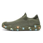画像2: Painted knit sneakers Boots Shoes　ユニセックス 男女兼用ペイントニットスニーカー ブーツシューズ (2)