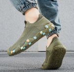 画像5: Painted knit sneakers Boots Shoes　ユニセックス 男女兼用ペイントニットスニーカー ブーツシューズ (5)