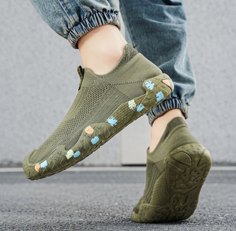 画像5: Painted knit sneakers Boots Shoes　ユニセックス 男女兼用ペイントニットスニーカー ブーツシューズ (5)