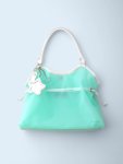 画像2: Bad Blue Jelly Mint Dimsum Bag Y2K バッドブルー ジェリー バッグ ゼリー 透明 トート ハンドバッグ (2)