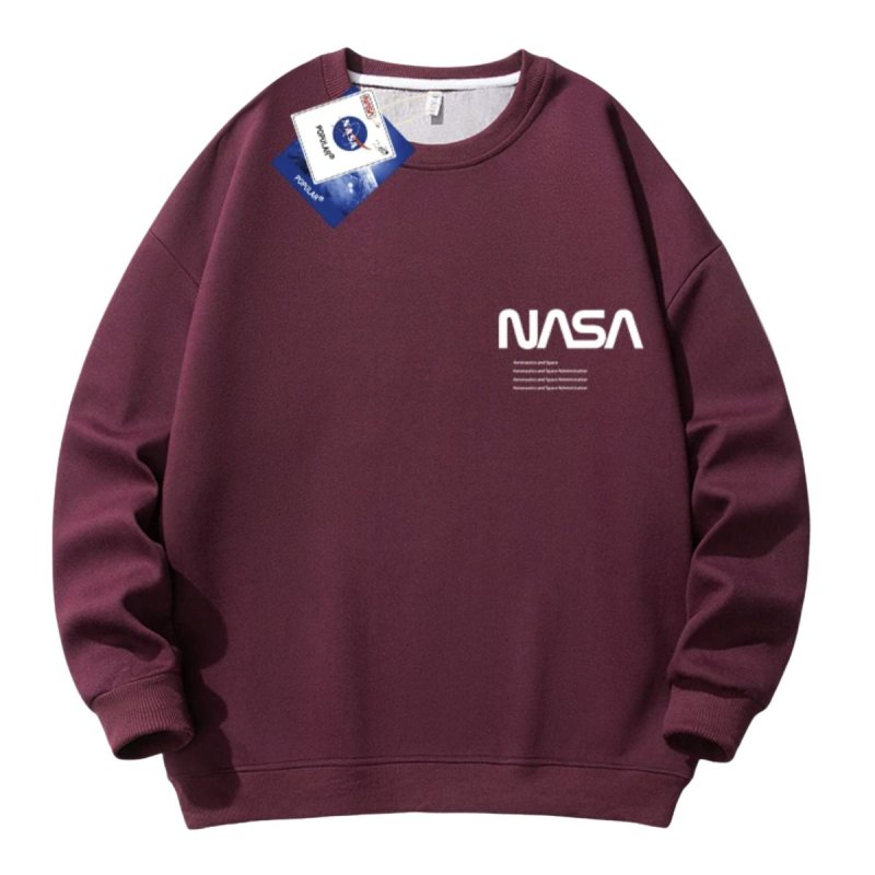 画像6: NASA LOGO SWEAT Pullover ユニセックス 男女兼用 ナサ ロゴ スウェットプルオーバー トレーナー (6)