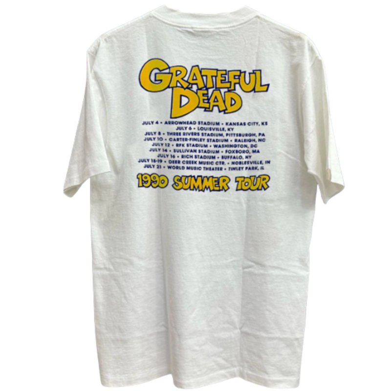 画像2: Bart Simpson x Grateful Dead Vintage Style print Short-Sleeve T-Shirt  ユニセックス 男女兼用バートシンプソン×グレイトフルデッドヴィンテージスタイルプリント半袖Tシャツ (2)