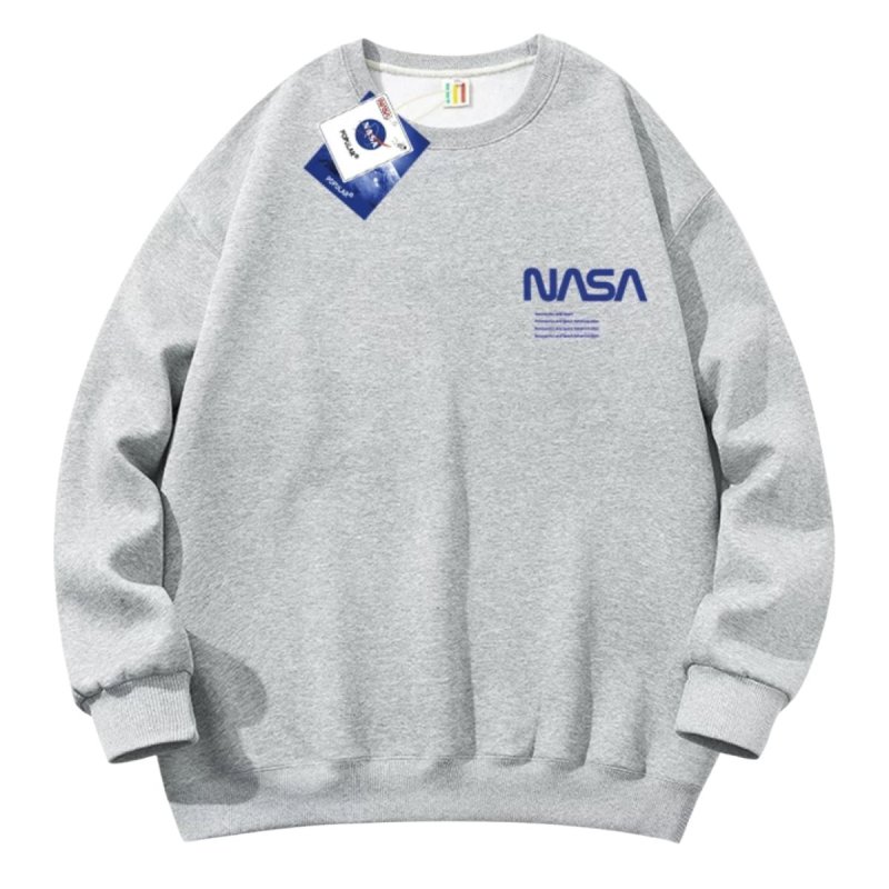 画像4: NASA LOGO SWEAT Pullover ユニセックス 男女兼用 ナサ ロゴ スウェットプルオーバー トレーナー (4)