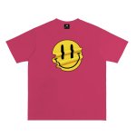 画像4: Distorted melt SMILE T-shirt ユニセックス 男女兼用 ドロドロ スマイル プリント 半袖 Tシャツ (4)
