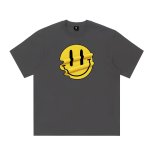 画像6: Distorted melt SMILE T-shirt ユニセックス 男女兼用 ドロドロ スマイル プリント 半袖 Tシャツ (6)
