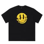 画像3: Distorted melt SMILE T-shirt ユニセックス 男女兼用 ドロドロ スマイル プリント 半袖 Tシャツ (3)