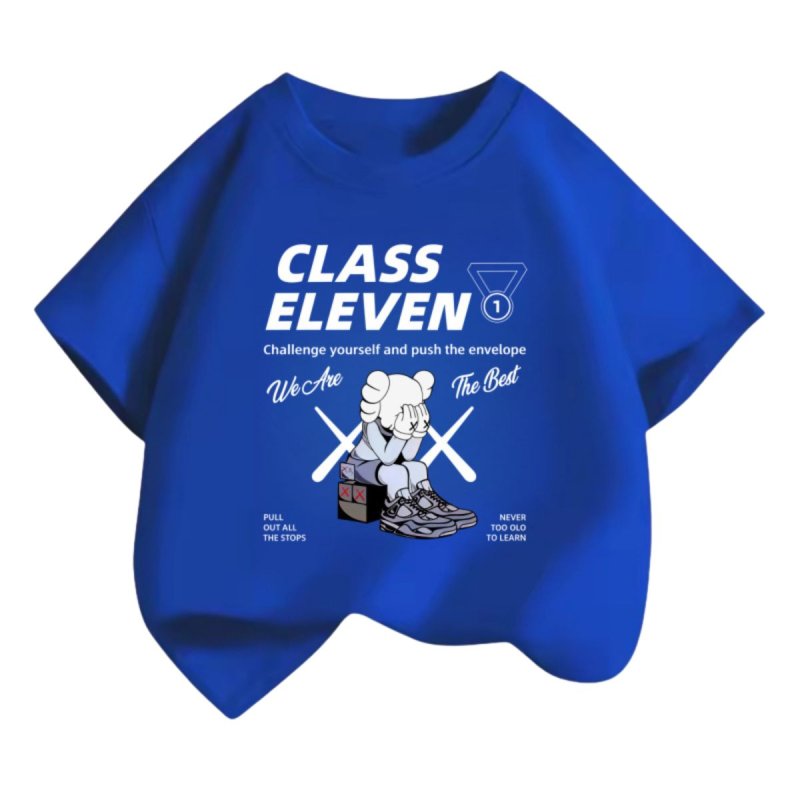 画像5: Kids Unisex Kaws CLASS ELEVEN Print T-shirt From kids to adults ユニセックス 男女キッズ兼用 ファミリー用 カウズ 半袖Tシャツ 子供服 (5)