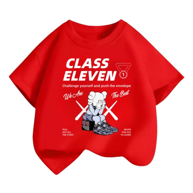 画像6: Kids Unisex Kaws CLASS ELEVEN Print T-shirt From kids to adults ユニセックス 男女キッズ兼用 ファミリー用 カウズ 半袖Tシャツ 子供服 (6)
