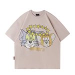 画像2: Unisex Surprised Face Tom and Jerry Vintage Style print t-shirt　 男女兼用 ユニセックスサプライズトムとジェリーヴィンテージスタイルプリントTシャツ (2)