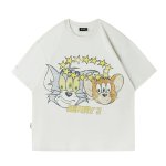 画像3: Unisex Surprised Face Tom and Jerry Vintage Style print t-shirt　 男女兼用 ユニセックスサプライズトムとジェリーヴィンテージスタイルプリントTシャツ (3)