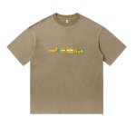 画像3: Peeping Bart Simpson Short-Sleeve  T-Shirt ユニセックス 男女兼用ピーピングバートシンプソンプリント半袖Tシャツ (3)