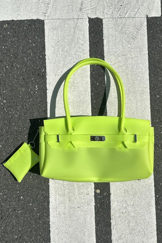 画像6: DEINET JELLY TWO-WAY BAG Y2K デイネット 2Way ジェリー バッグ ゼリー 透明 トート ハンドバッグ (6)