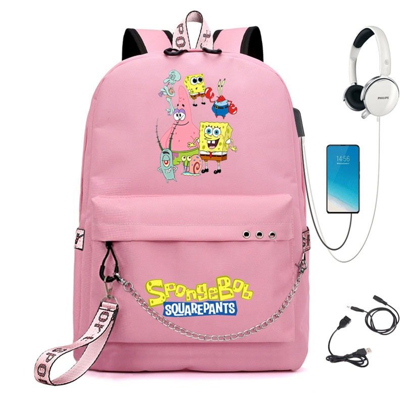 画像11: Spongebob & Patrick Backpack Bag  スポンジボブ＆パトリック リュックサック バックパック バッグ (11)