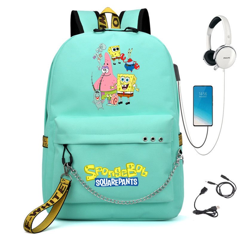 画像12: Spongebob & Patrick Backpack Bag  スポンジボブ＆パトリック リュックサック バックパック バッグ (12)