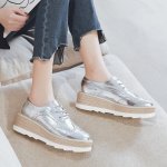 画像6: Women's Patent Real leather Espadrilles lace-up leather loafers sneakers 本革 パテント エナメルレザー 厚底 エスパドリーユ レースアップレザーローファー スニーカー (6)