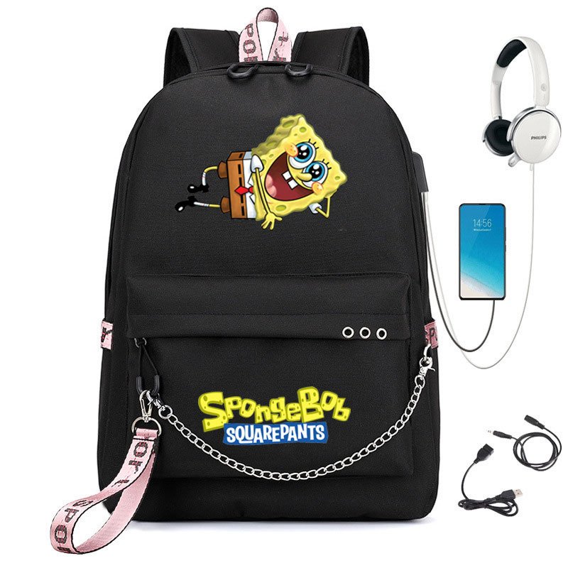 画像7: Spongebob & Patrick Backpack Bag  スポンジボブ＆パトリック リュックサック バックパック バッグ (7)