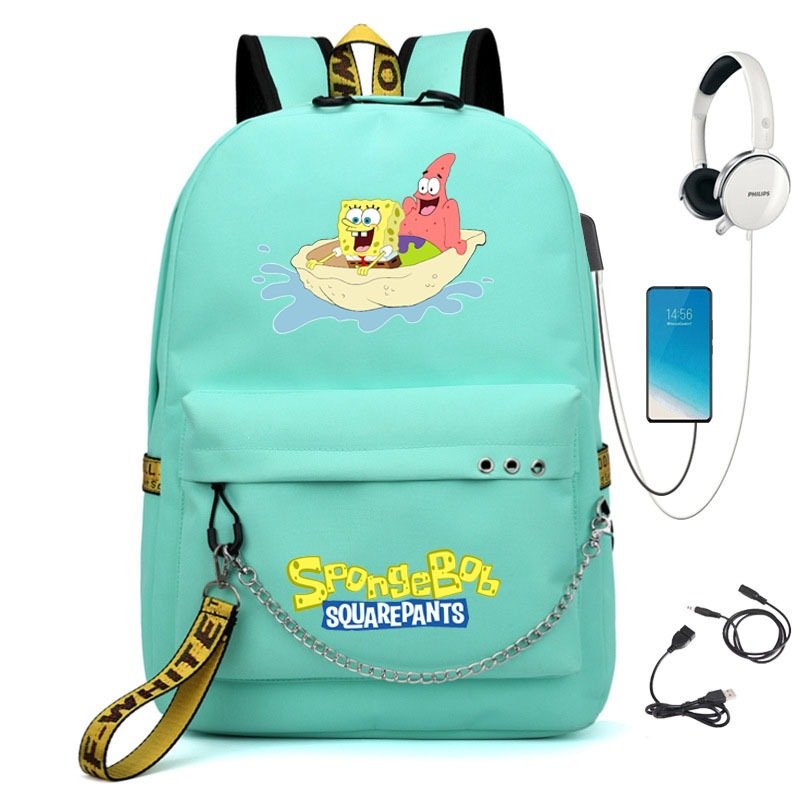 画像3: Spongebob & Patrick Backpack Bag  スポンジボブ＆パトリック リュックサック バックパック バッグ (3)