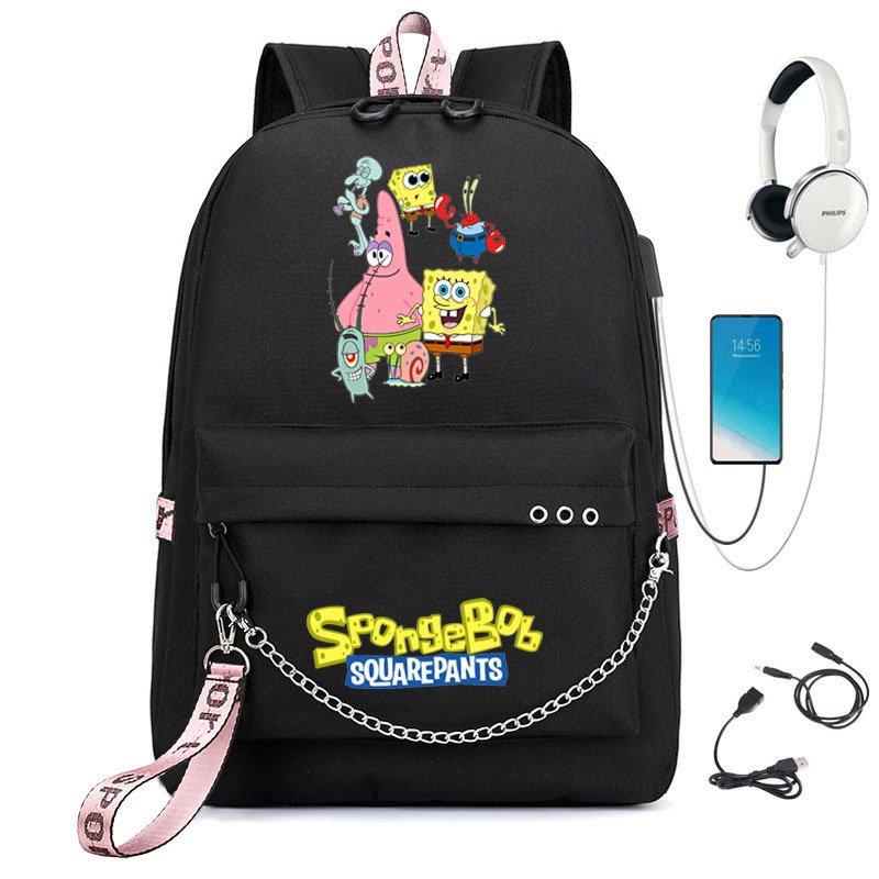 画像10: Spongebob & Patrick Backpack Bag  スポンジボブ＆パトリック リュックサック バックパック バッグ (10)