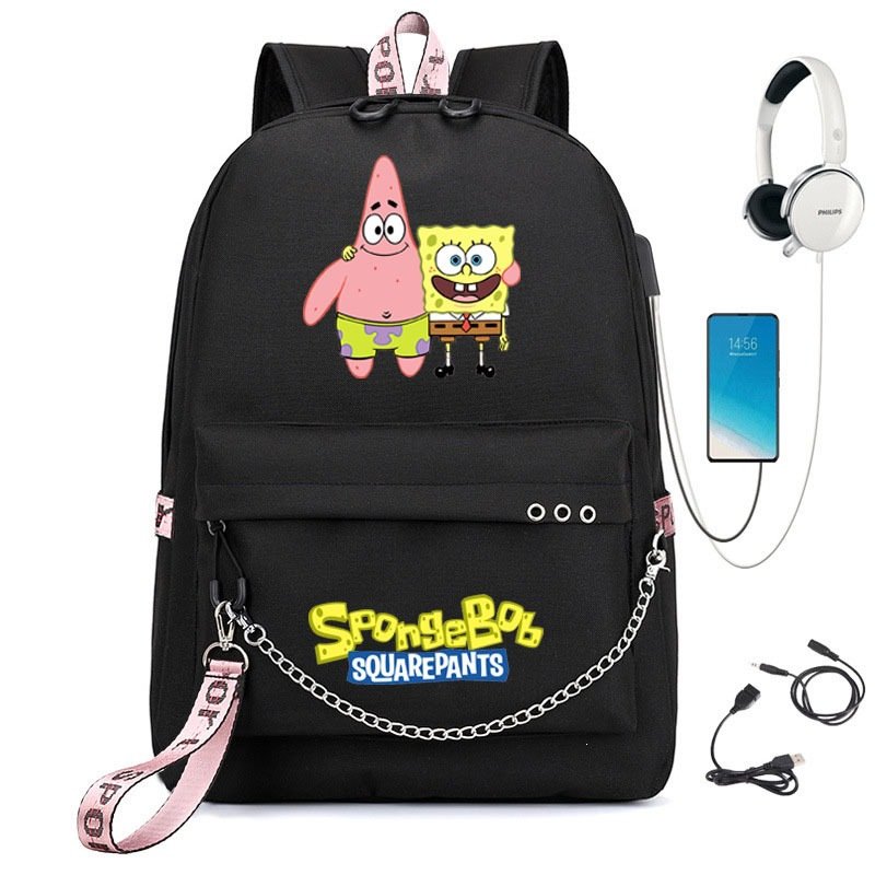 画像4: Spongebob & Patrick Backpack Bag  スポンジボブ＆パトリック リュックサック バックパック バッグ (4)