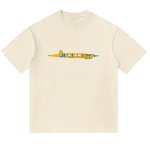 画像2: Peeping Bart Simpson Short-Sleeve  T-Shirt ユニセックス 男女兼用ピーピングバートシンプソンプリント半袖Tシャツ (2)