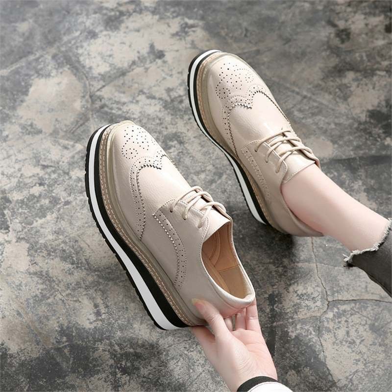 画像10: Women's Patent Real leather Espadrilles lace-up leather loafers sneakers 本革 パテント エナメルレザー 厚底 エスパドリーユ レースアップレザーローファー スニーカー (10)